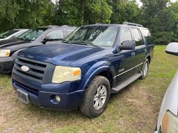 2008 FORD EXPEDITION SUV, 341k+ mi,  V8 GAS, AUTO PS, AC,4X4, 3RD ROW SEATI