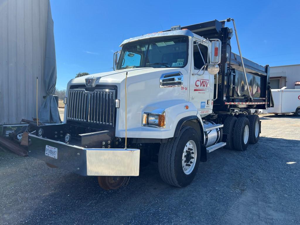 2017 WESTERN STAR 4700 ROTARY DUMP TRUCK,  DMF HIRAIL, L9 ENG, 10 SPEED/8LL