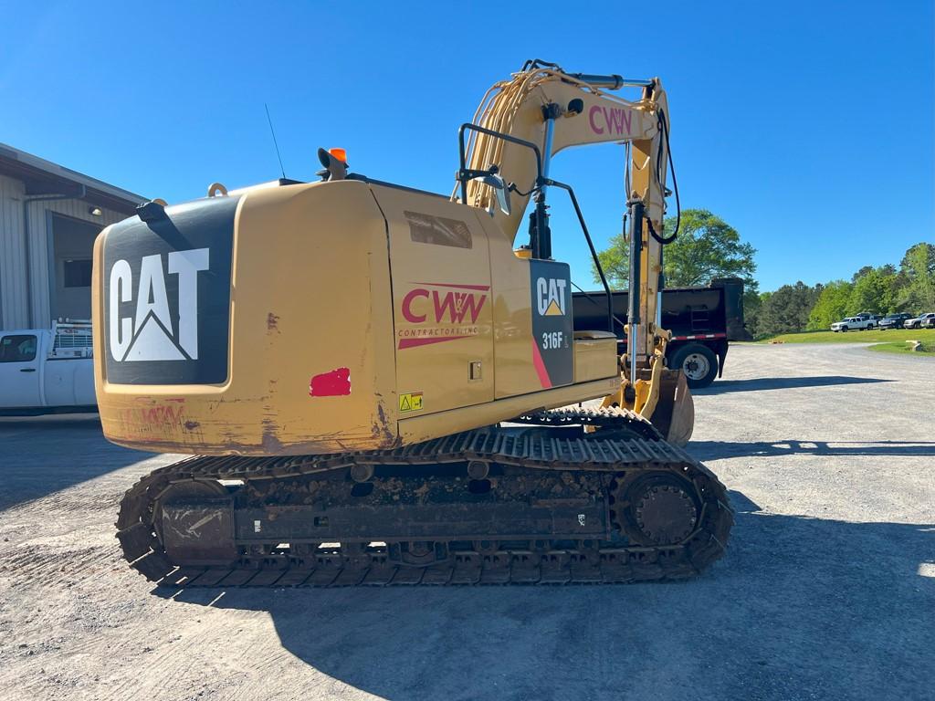 2017 CATERPILLAR 316FL EXCAVATOR, 2,656 Hours,  DIGGING & CAR TOPPING/CLEAN