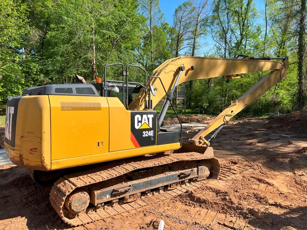 2012 CATERPILLAR 324EL EXCAVATOR, 4,906 Hours,  LONG REACH,CAB & AIR, S# PN