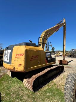 2012 CATERPILLAR 324EL EXCAVATOR, 4,906 Hours,  LONG REACH,CAB & AIR, S# PN