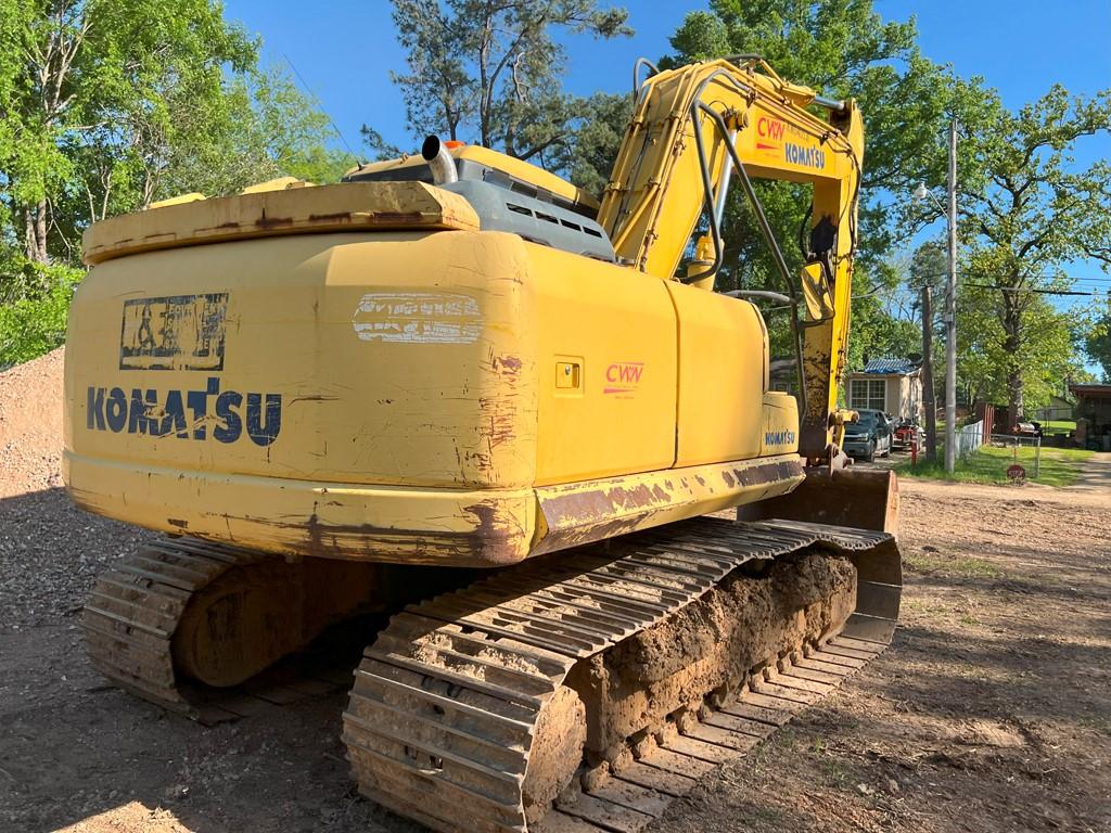 2005 KOMATSU PC160 LC-7 EXCAVATOR,  44" DIGGING BUCKET, CAB & AIR, S# K4066