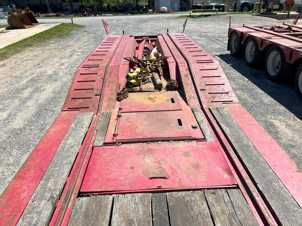 2012 LOADKING 503/4 DFPSF HYDRAULIC FOLD LOWBOY TRAILER,  50TON, 3 AXLE LOW