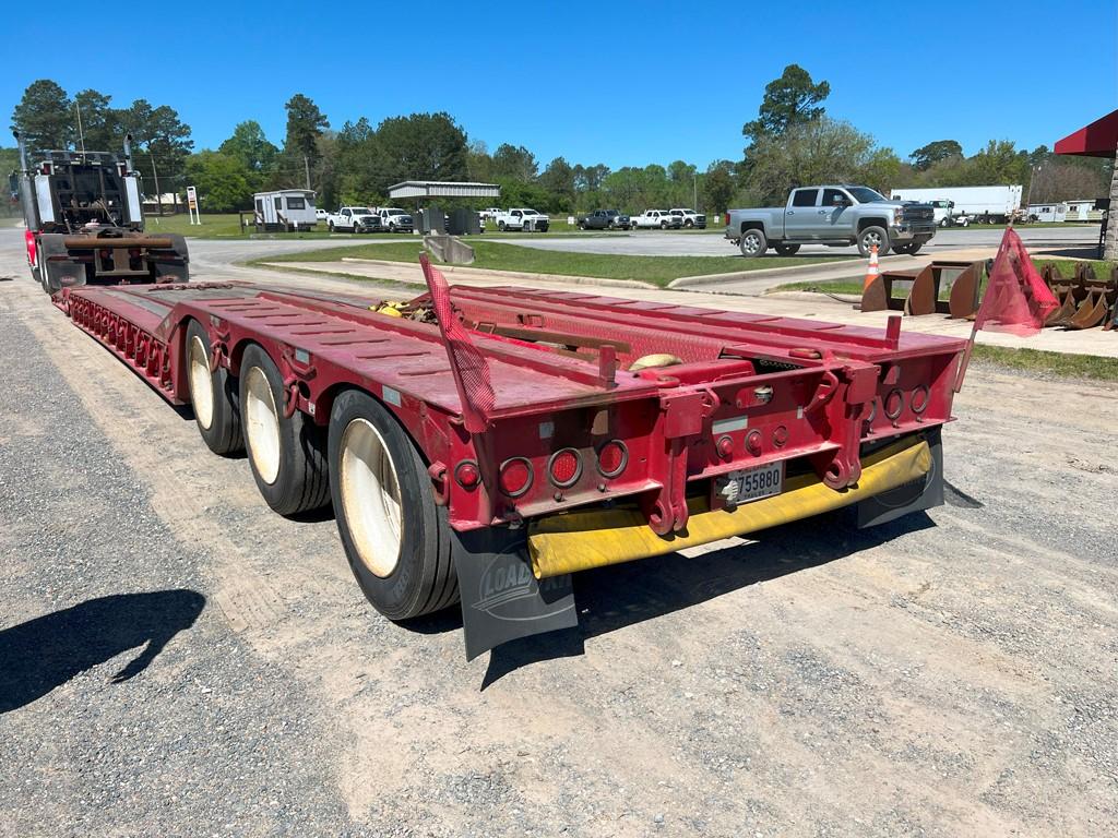 2012 LOADKING 503/4 DFPSF HYDRAULIC FOLD LOWBOY TRAILER,  50TON, 3 AXLE LOW