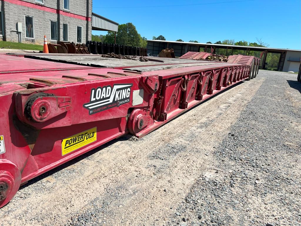 2012 LOADKING 503/4 DFPSF HYDRAULIC FOLD LOWBOY TRAILER,  50TON, 3 AXLE LOW