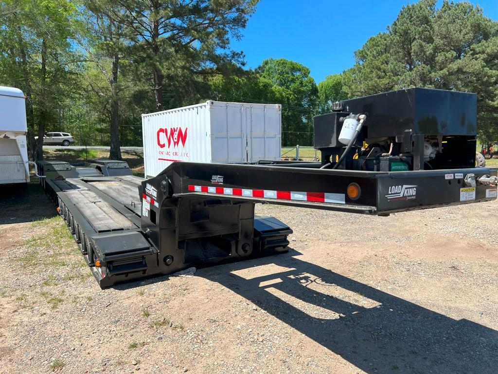 2007 LOADKING DETACH LOWBOY TRAILER,  RGN, SELF CONTAINER POWER UNIT, TRI-A