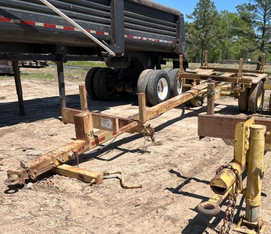 POLE TRAILER,  SINGLE/TANDEM AXLE, * NO TITLE* DARK YELLOW C# T-11