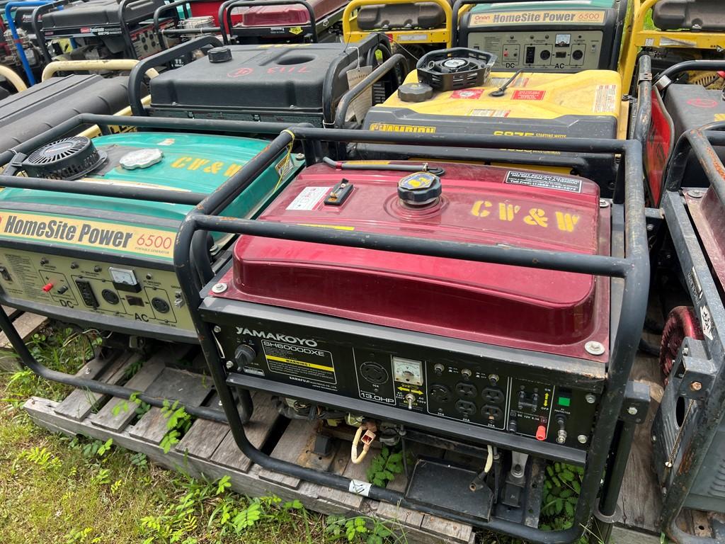 PALLET W/ (4)GENERATORS,  NEEDS REPAIR