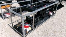 2024 GREATBEAR SKID STEER ATTACHMENT,  NEW/UNUSED, 86" HYD SNOW/ROAD BLADE,