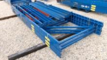 LOT OF HEAVY DUTY PALLET RACKING,  8' DEEP X 12' TALL X 8' WIDE W/BRACES, B