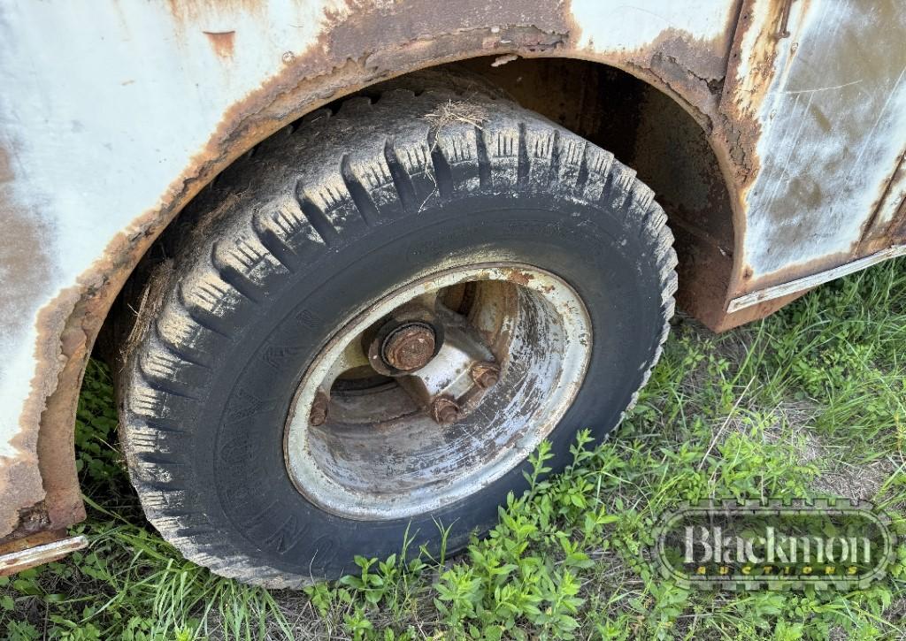 1970 BLACK DIAMOND STEPDECK VAN TRAILER,  40', SINGLE AXLE DUALS, SPRING RI