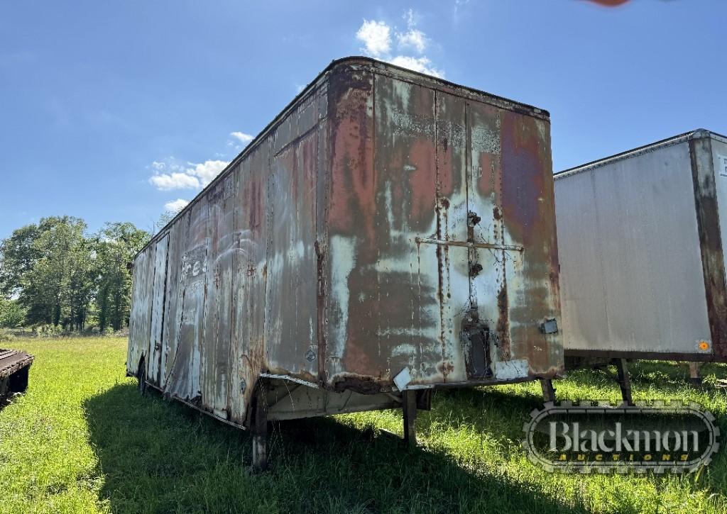 1970 BLACK DIAMOND STEPDECK VAN TRAILER,  40', SINGLE AXLE DUALS, SPRING RI