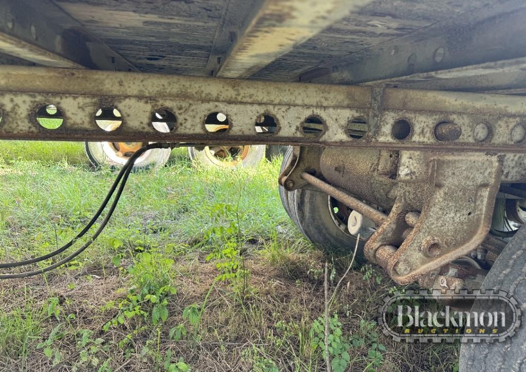 1986 GREAT DANE VAN TRAILER,  48', SLIDING TANDEM AXLES, SPRING RIDE, 25.4