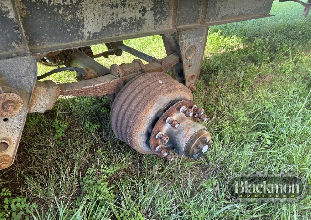 HOBBS VAN TRAILER,  40', SLIDING TANDEM AXLES, SPRING RIDE, 22.5 TIRES ON B