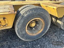 HYSTER LOWBOY TRAILER,  TANDEM AXLE, DUAL TIRE, 8.25X15TIRES ON DAYTON RIMS