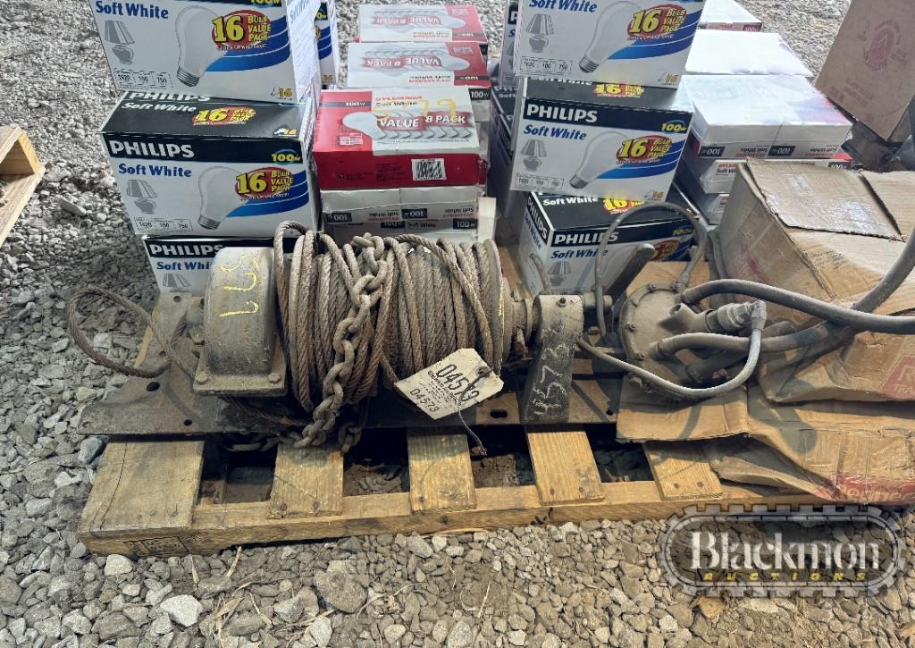 MISC LIGHT BULBS & PTO DRIVE WINCH