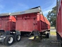 End Dump Trailer, Twin Screw, Dual Tire, Spring Ride, Tarp, S# N/A