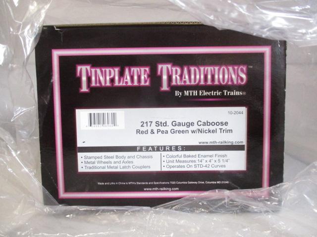 MTH Tin Plate Traditions Freight Cars - 4 Pieces