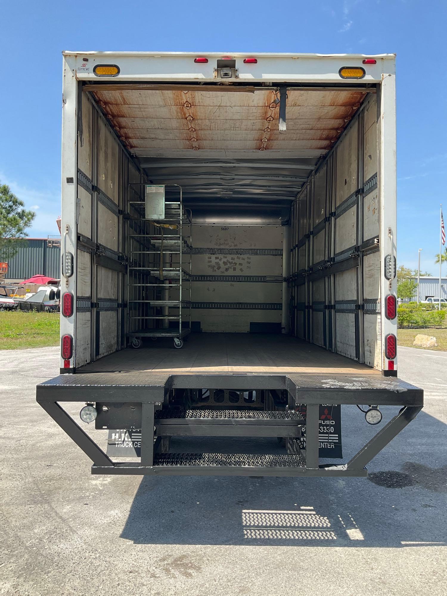 2017 HINO 740 BOX TRUCK , DIESEL , APPROX GVWR 17,950 LBS, BOX BODY APPROX 18FT, ETRACKS, BACK UP...