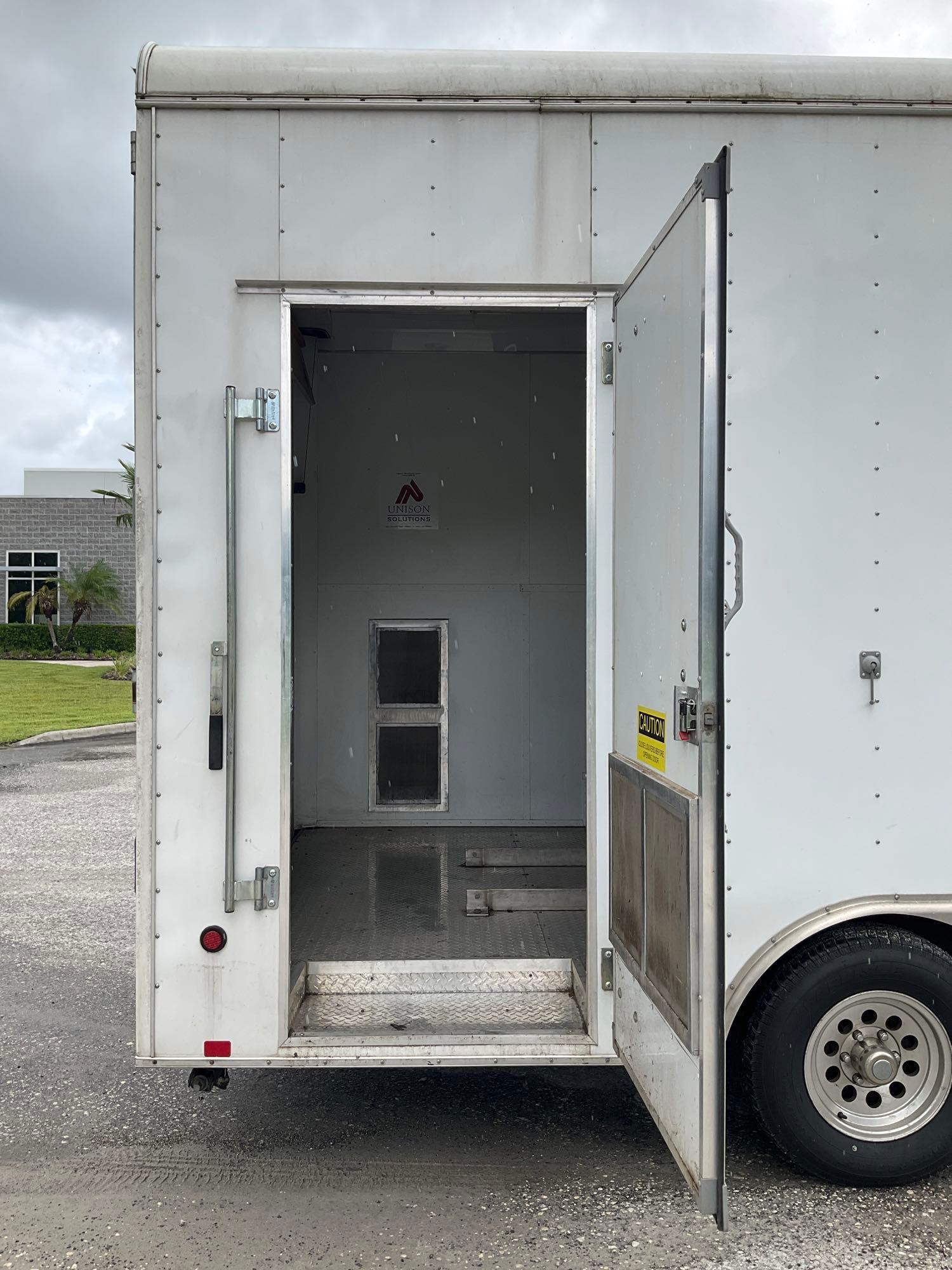 UNITED EXPRESS LINE ENCLOSED TRAILER, BOX APPROX 20FT LONG