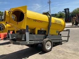 2010 WACKER NEUSON HEATER MODEL HI400 HD D, DIESEL, APPROX HEAT INPUT 277,244 / 411,903 BTU/H, AP...