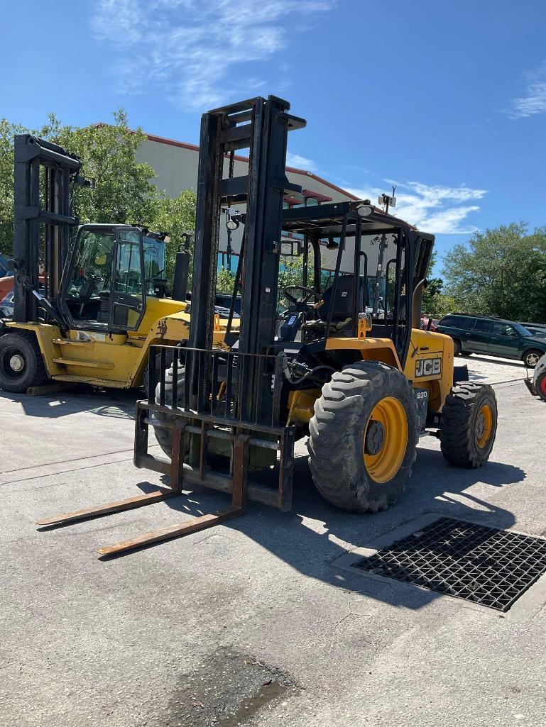 JCB FORKLIFT MODEL 930, DIESEL,6000LB CAP., TILT, SIDE SHIFT, AUX HY