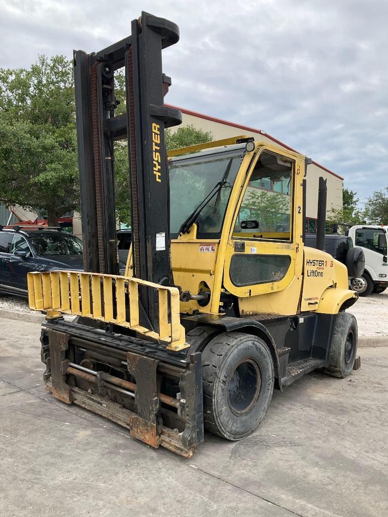 2017 HYSTER FORTIS FORKLIFT MODEL H155FT, KUBOTA DIESEL, APPROX MAX CAPACITY 13650, MAX HEIGHT 17...