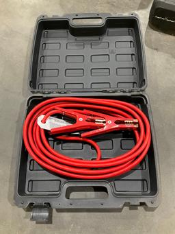 UNUSED PRO-START 20FT BOOSTER CABLES IN CARRYING CASE, 4 GAUGE