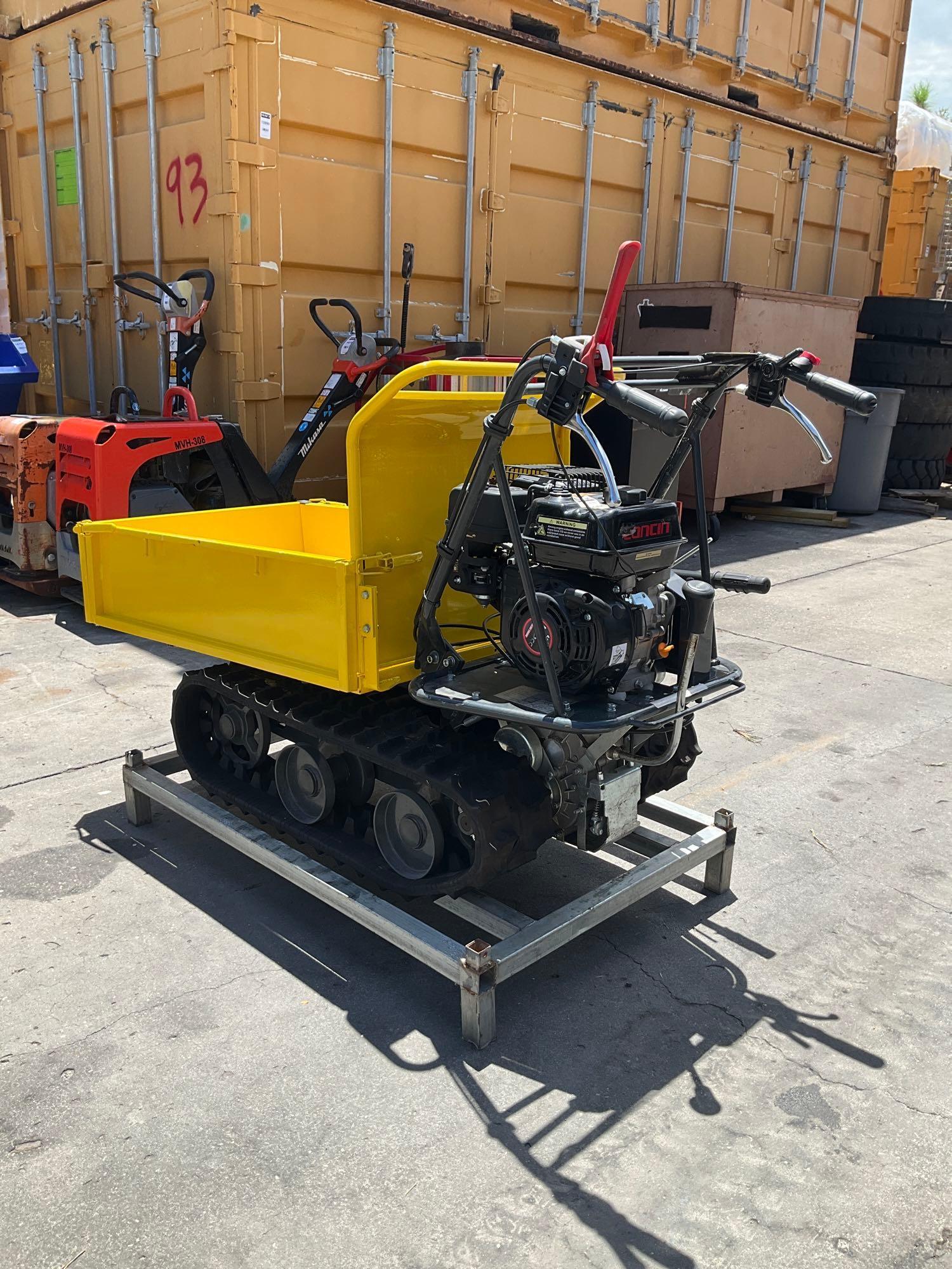 UNUSED MINI TRANSPORTER MIDEL KT-MD300CLD, GAS POWERED, LONCIN 196cc MOTOR, RUBBER TRACKS,RUNS & ...