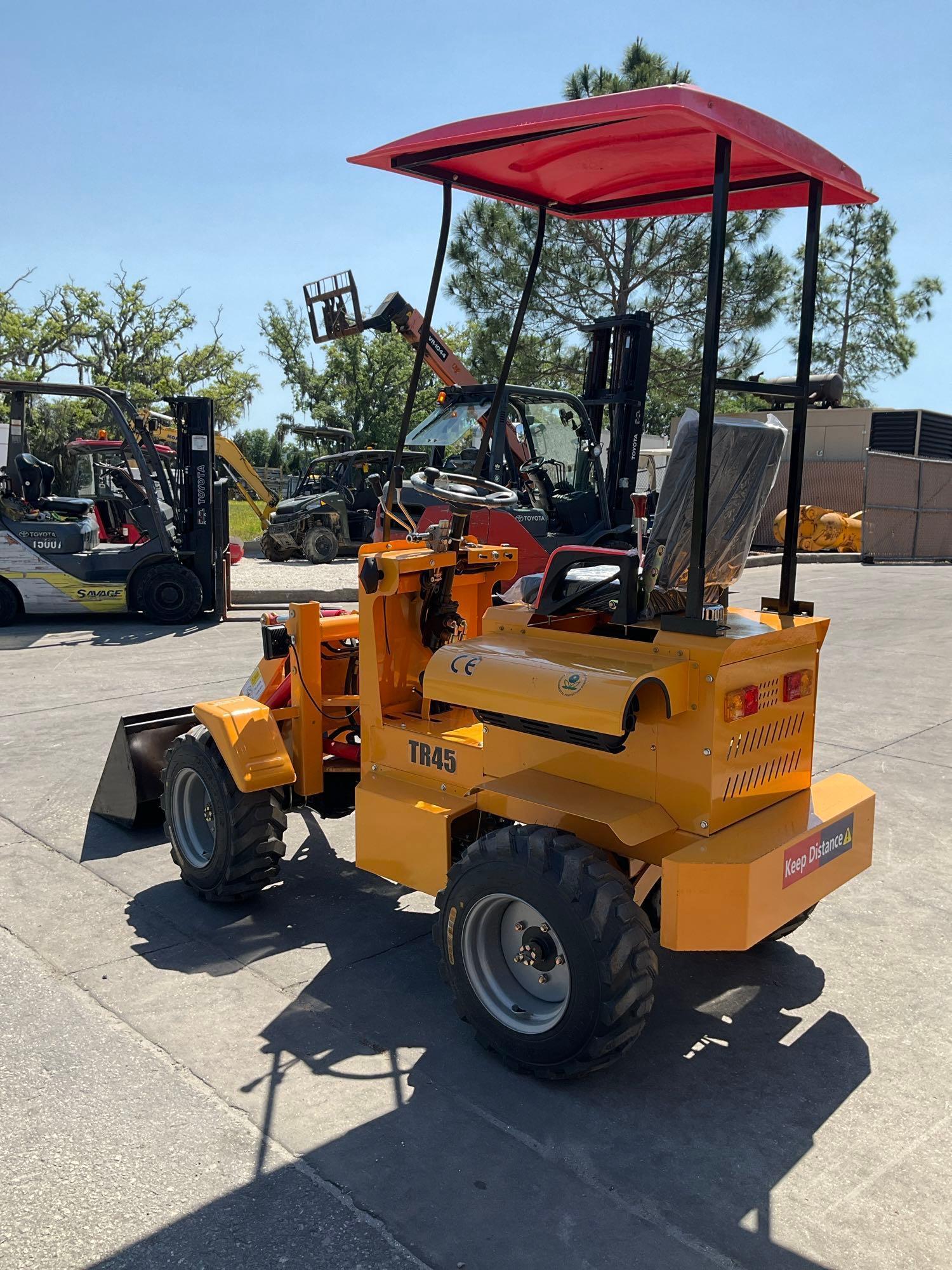 2024 WHEEL LOADER MODEL TR45, GAS POWERED