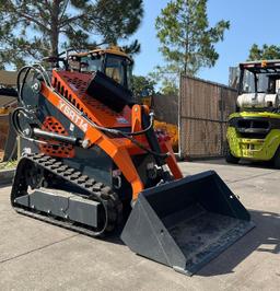 2023 AGT COMPACT SKID STEER LOADER MODEL YSRT14, GAS POWERED, ELECTRIC START, RUBBER TRACKS,TOOL ...