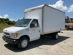 2002...FORD ECONOLINE E350 CUTAWAY VAN, DIESEL AUTOMATIC, GVWR 11500LBS,...RUNS & DRIVES