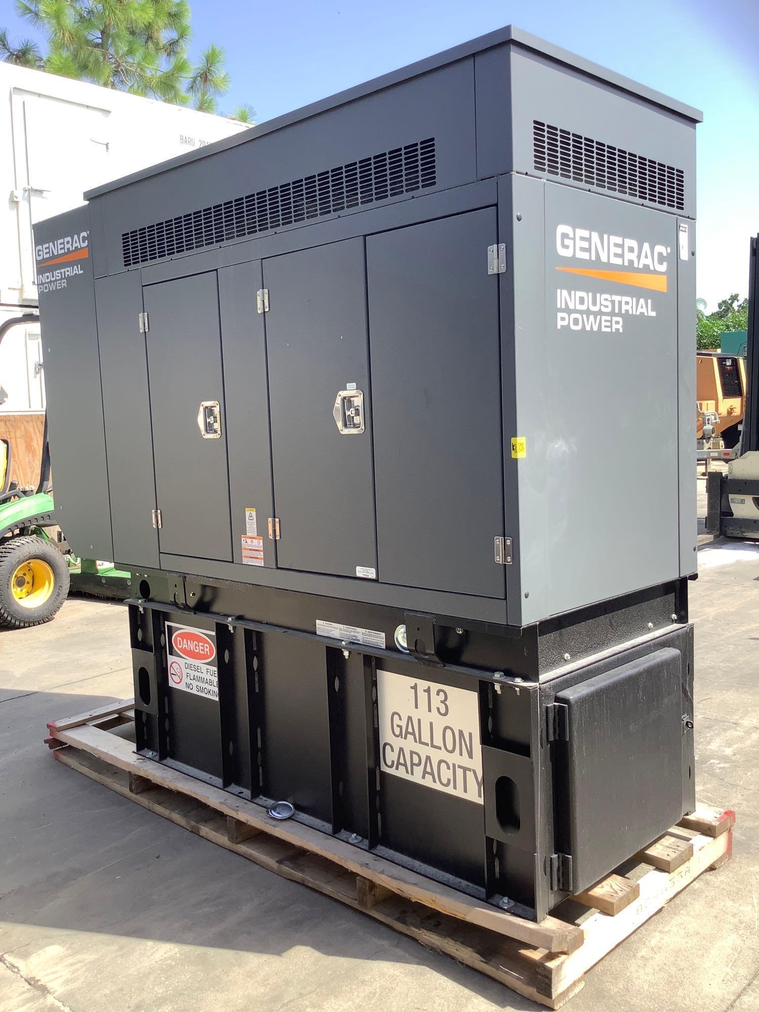 UNUSED GENERAC 10 KW DIESEL GENERATOR MODEL SD010, BACK-UP UNIT/NEVER BEEN USED, APPROX 60HZ, PHASE