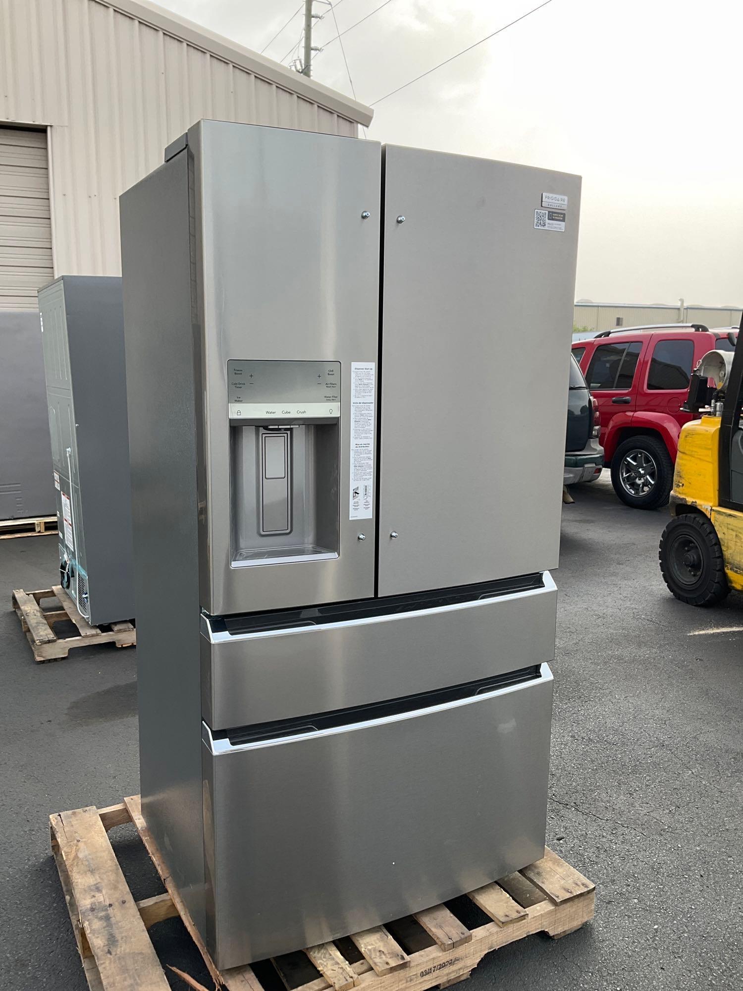 FRIGIDAIRE GALLERY...COUNTER-DEPTH FRENCH 4-DOOR REFRIGERATOR WITH ICE MAKER MODEL GRMC2273CF02;