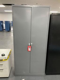 ULINE HEAVY DUTY UTILITY CABINET; APPROXIMATELY 36? L X 18? W X 79 H