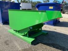 UNUSED SELF DUMPING HOPPER WITH FORK POCKETS