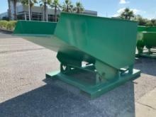 UNUSED SELF DUMPING HOPPER WITH FORK POCKETS