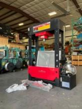 UNUSED REDLINE RE-150TE HYDRAULIC/ELECTRIC SHOP PRESS 150 TON- NEW