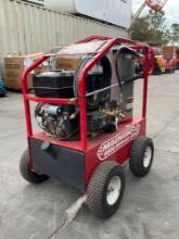 UNUSED 2024 MAGNUM 4000 SERIES GOLD HOT WATER PRESSURE WASHER,DIESEL GAS POWER, ELECTRIC START,