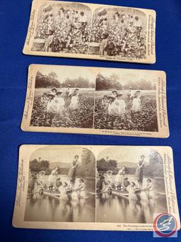 Assortment of Vintage 3D Viewer Photo Cards