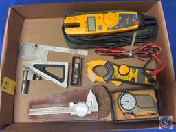 Fluke Electrical Tester T5-600, Ideal Clamp Meter 61-732, Side Dial Gauge, Dial Caliper, General