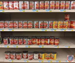 Variety of canned tomatoes