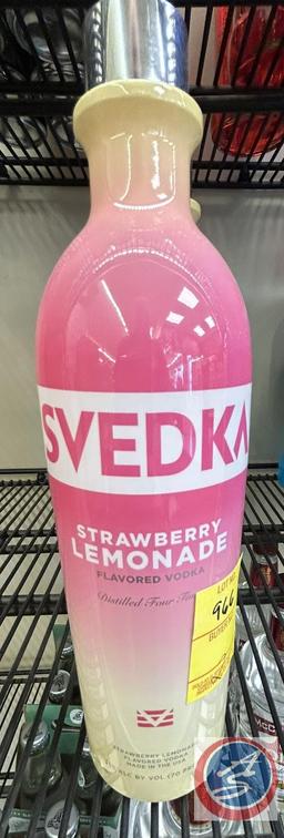 (2) Svedka strawberry lemonade (times the money)