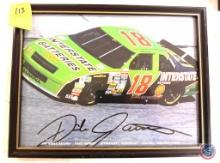 Dale Jarrett signature print poster in frame