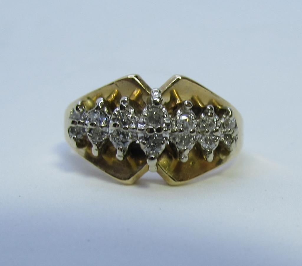 .25 CARAT DIAMOND RING 14K YELLOW GOLD