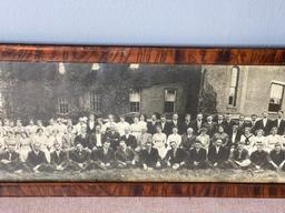 Framed Vintage Planographic Photo