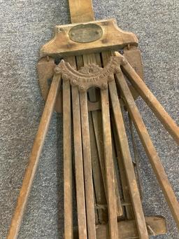 Vintage Wooden Clothes Drying Stand