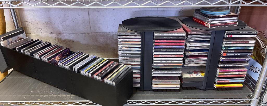 Lot of CD and CD Holders