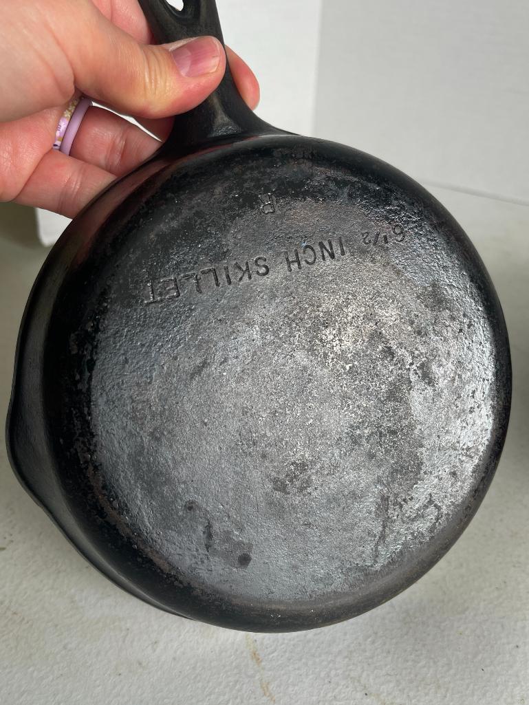 Group of 2 Cast Iron Skillets