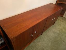 Vintage Stanley Wooden Credenza